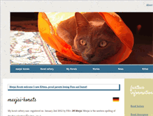 Tablet Screenshot of korat-cats.com